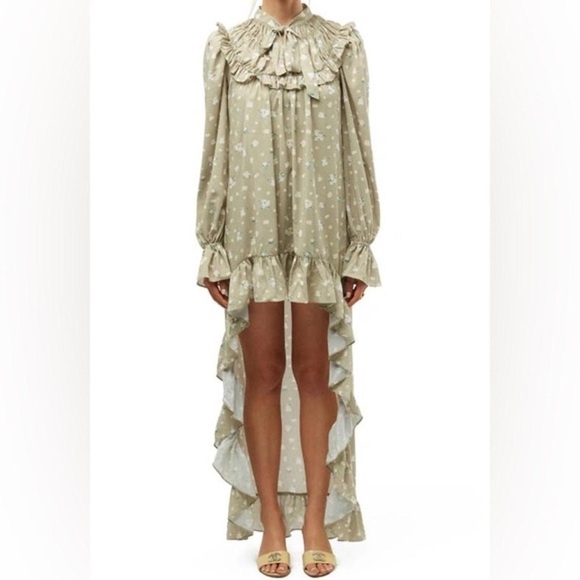 WeWoreWhat Dresses & Skirts - WeWoreWhat Women's Green and White Dress. Size Medium. NWT!